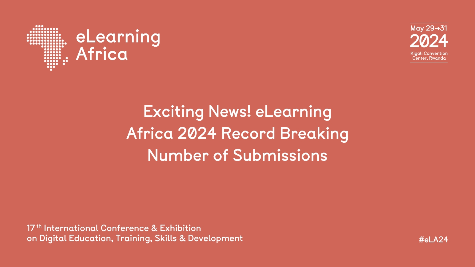 eLearning Africa 2024 RecordBreaking Number of Submissions